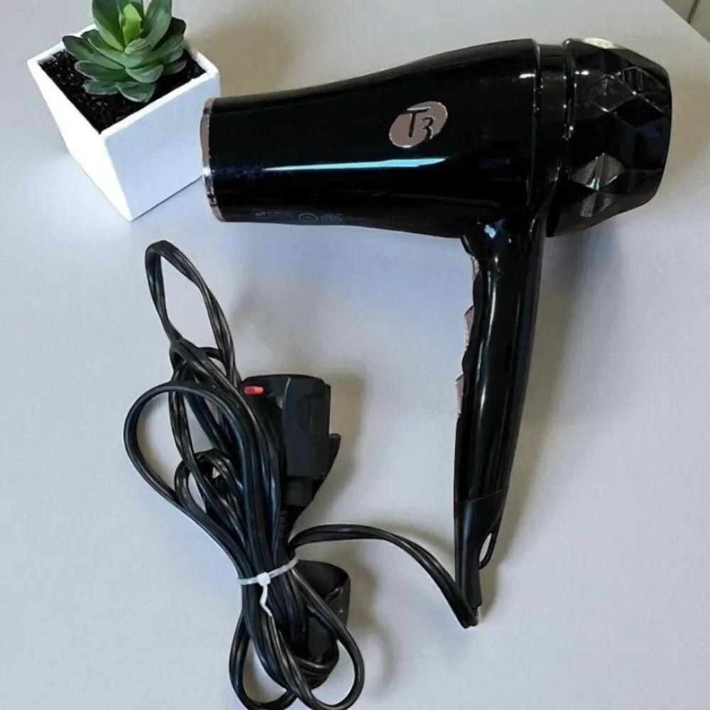 New T3 MICRO Featherweight Luxe 2i lonic Professional Hair Dryer Black Gold see